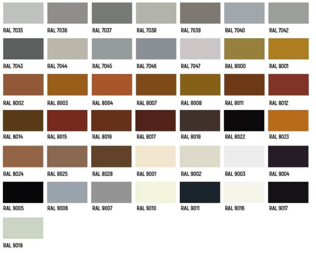 Rolling Roof Renkleri